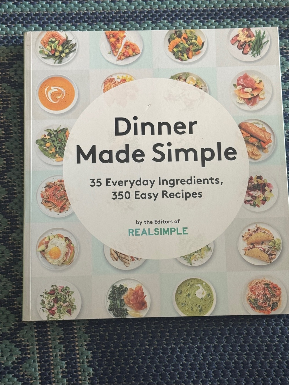 RealSimple Dinner Made Simple Cookbook - Green Cover